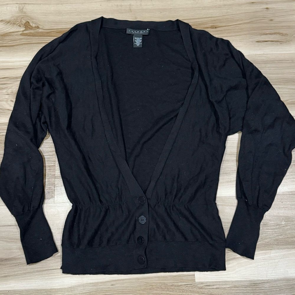Laundry By Shelli Segal Silk/Cashmere Blend Cinched Cardigan Women’s XS